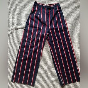 Solace London Navy Striped Men's Dress Pants